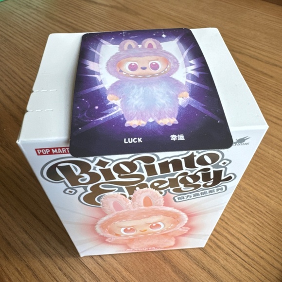 Confirmed “Luck” Big Into Energy V3 Labubu The Monsters - 100% authentic - Picture 5 of 6
